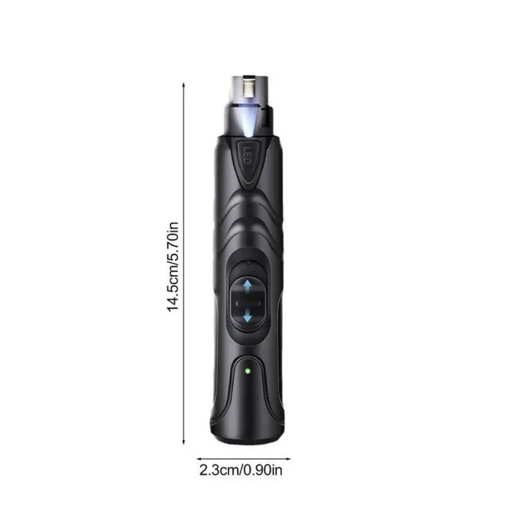 Lighted Dog Nail Clippers 2-Speed Rechargeable Dog Nail Grinder Painless Paws Grooming & Smoothing For Small Medium Large Dogs - Image 9