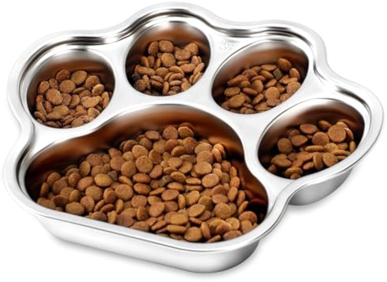 Stainless Steel Slow Feeder Dog Bowl – Non-Slip Bowl for Fast Eaters - Image 2