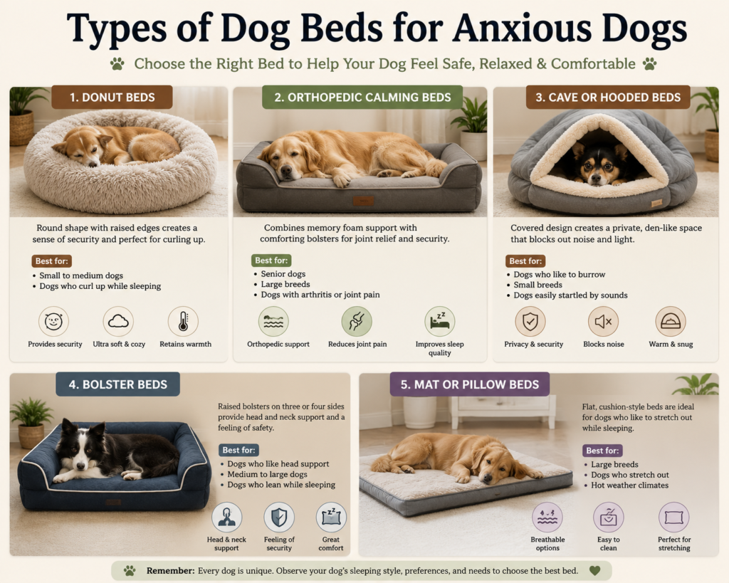 Types of dog Bed