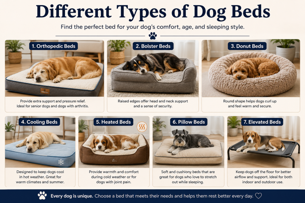 Types og Dog Beds
