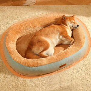 Orthopedic Dog Bed for Large & Small Dogs | Calming Plush Pet Bed