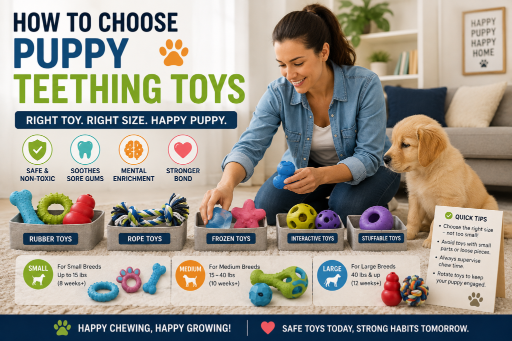 How to Choose Puppy Teething Toys