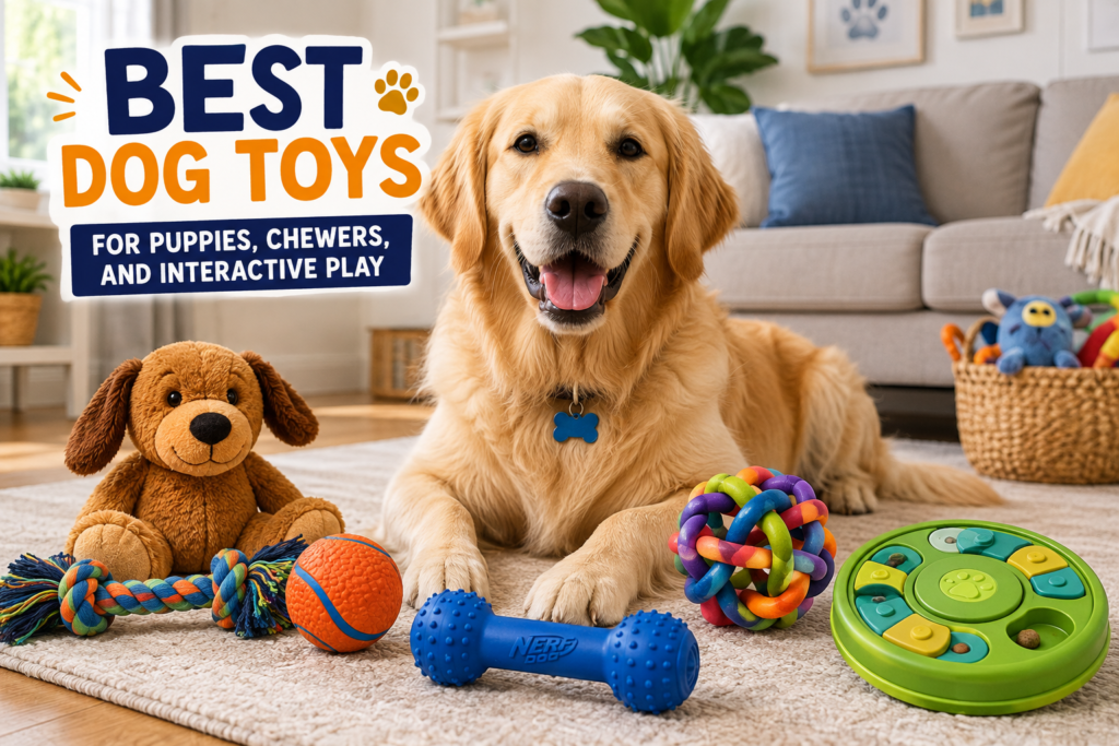 Best dog toys for puppies, chewers, and interactive play