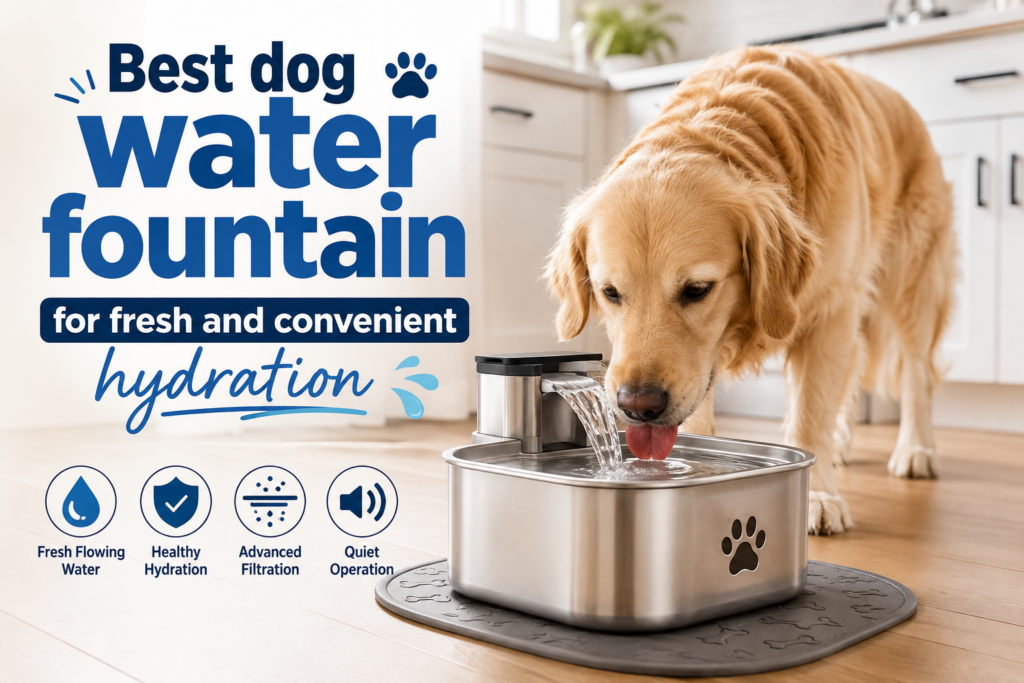 Best dog water fountain for fresh and convenient hydration