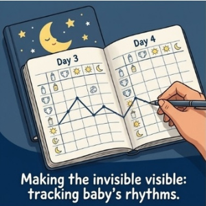 Baby Sleep Tracker Printable | 14-Day Sleep & Routine Log for Parents | Newborn Nap, Bedtime & Night Waking Journal | Instant Download PDF - Image 2