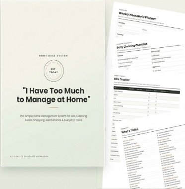 I Have Too Much to Manage at Home - Planner (The Complete Home Management System) Download Now - Image 4